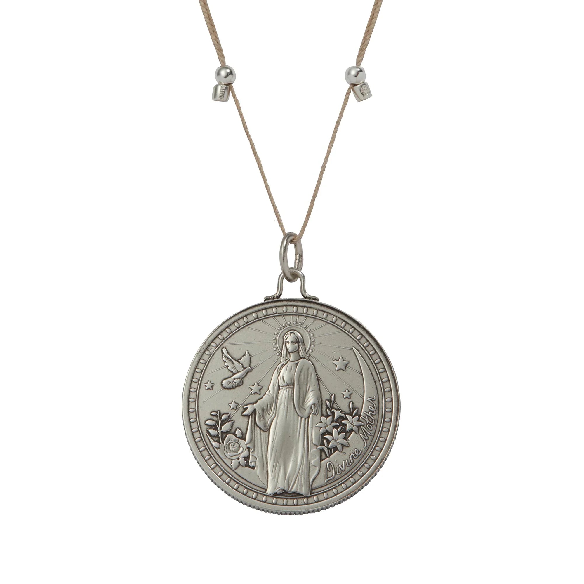 Mother Mary + Archangel Michael Protection Necklace