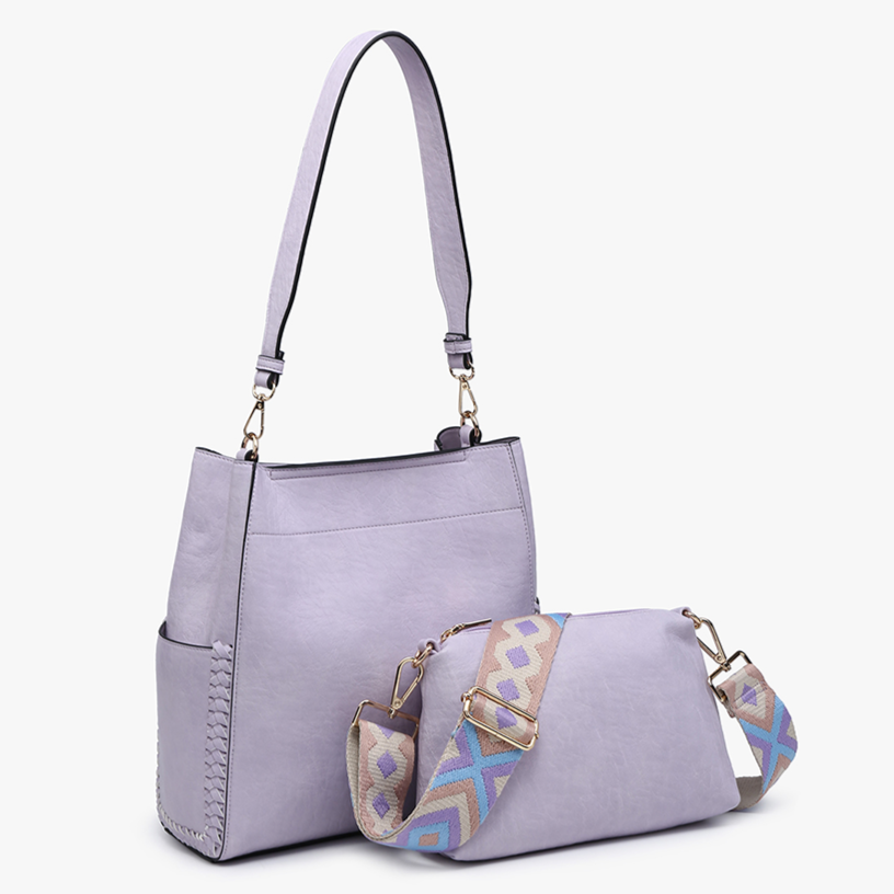 Penny Lavender Bucket Bag