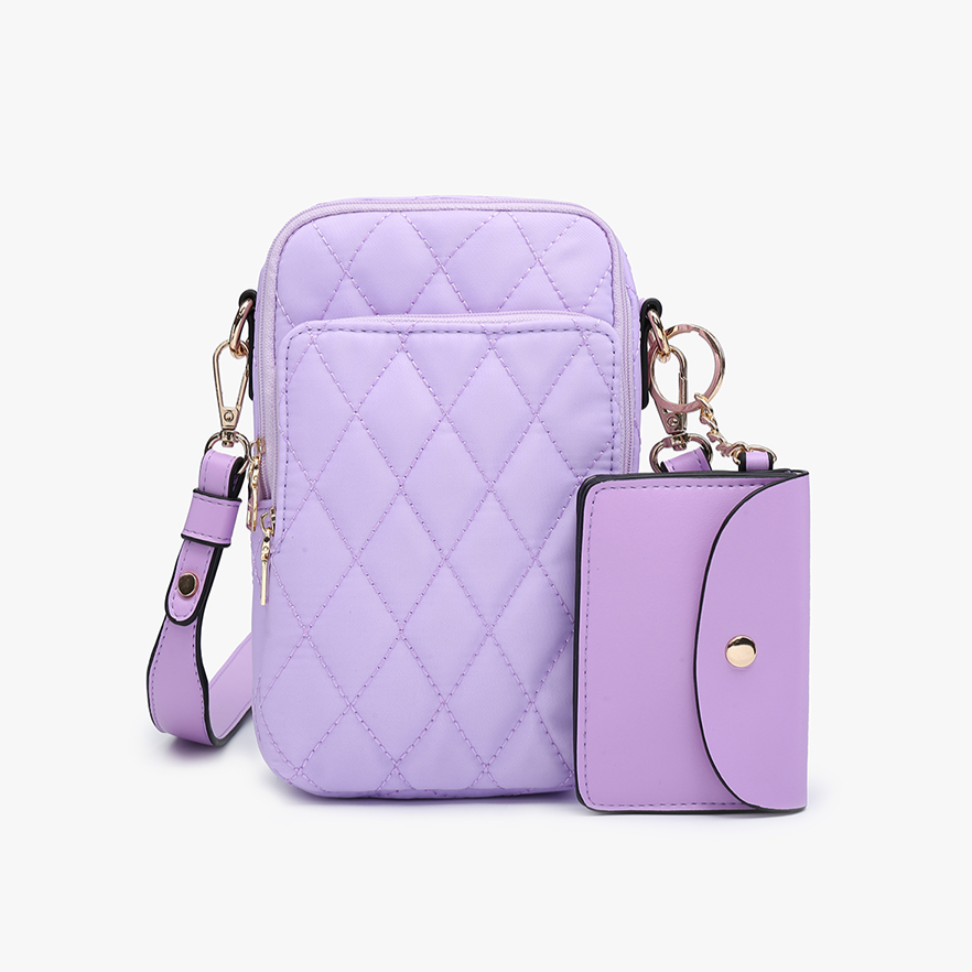 Parker Petunia Quilted Crossbody Set