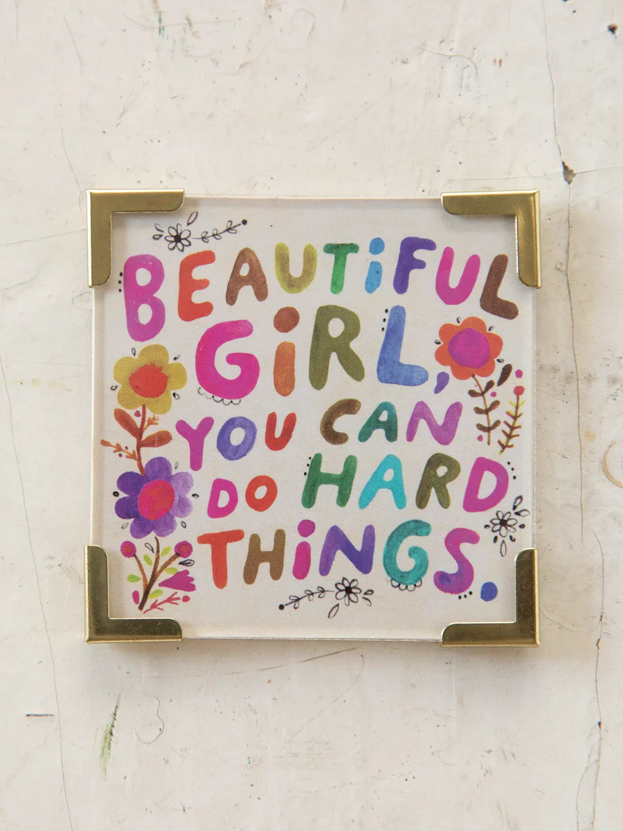 Beautiful Girl Corner Magnet