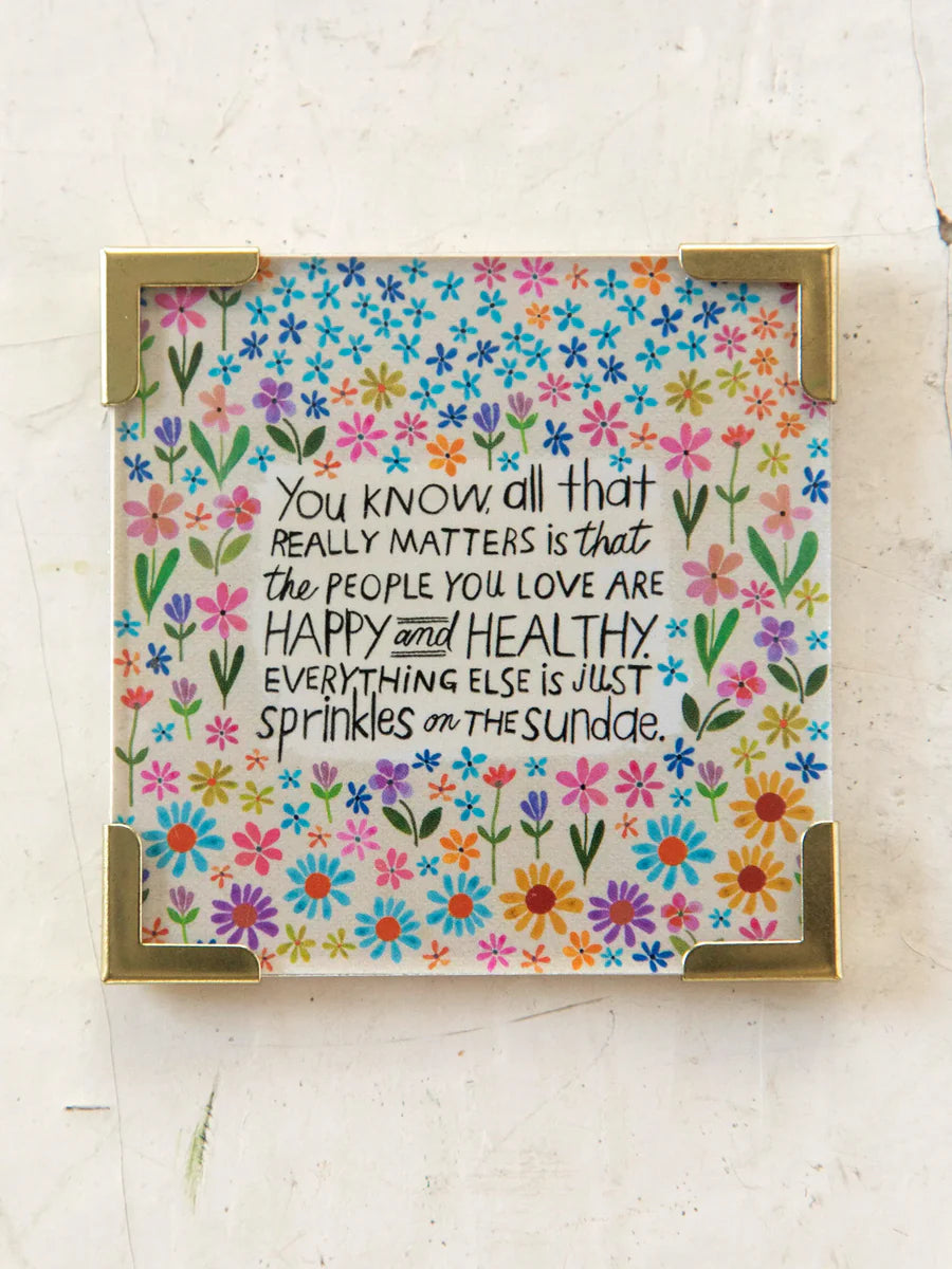 Happy Healthy Corner Magnet