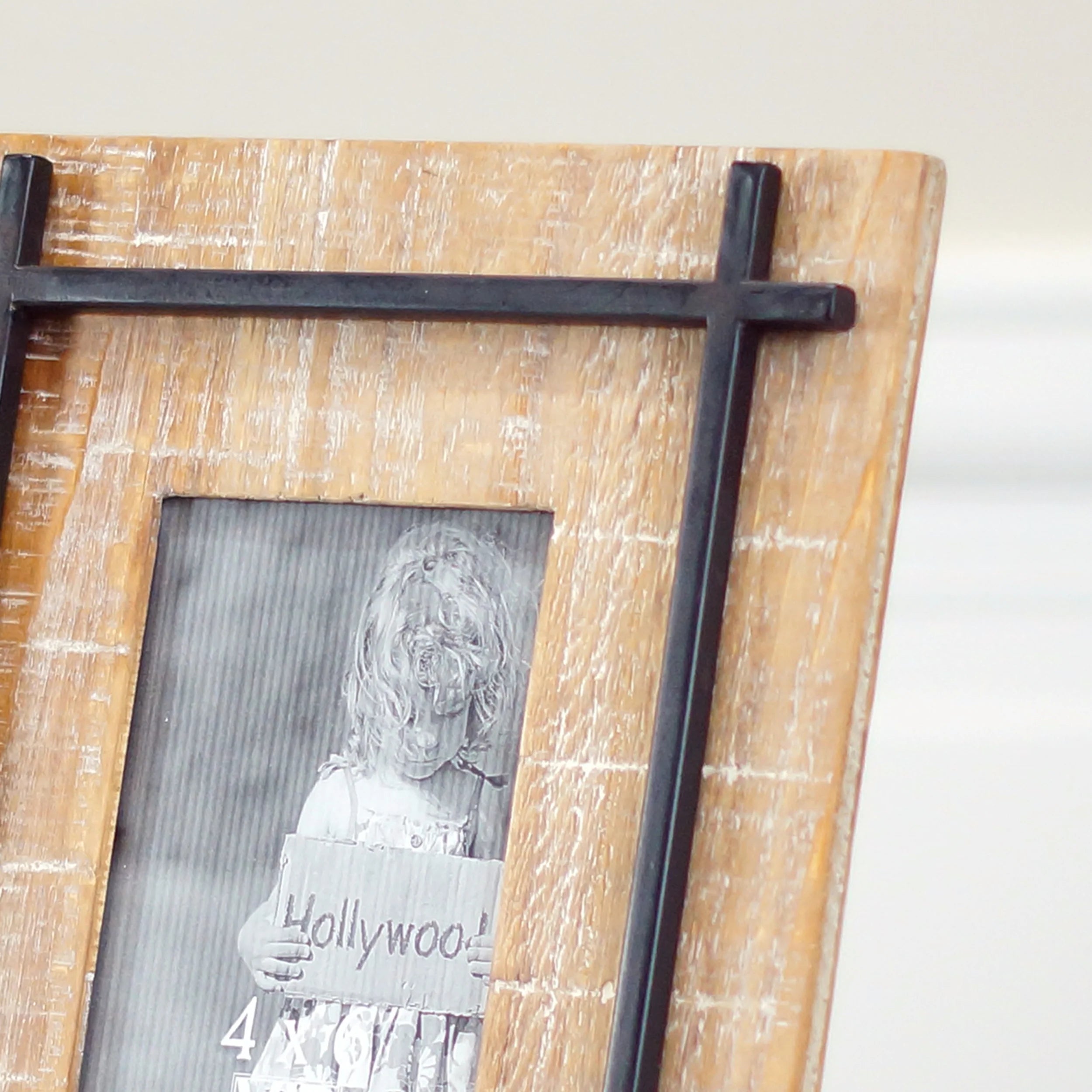 Wood & Iron 4X6 Picture Frame