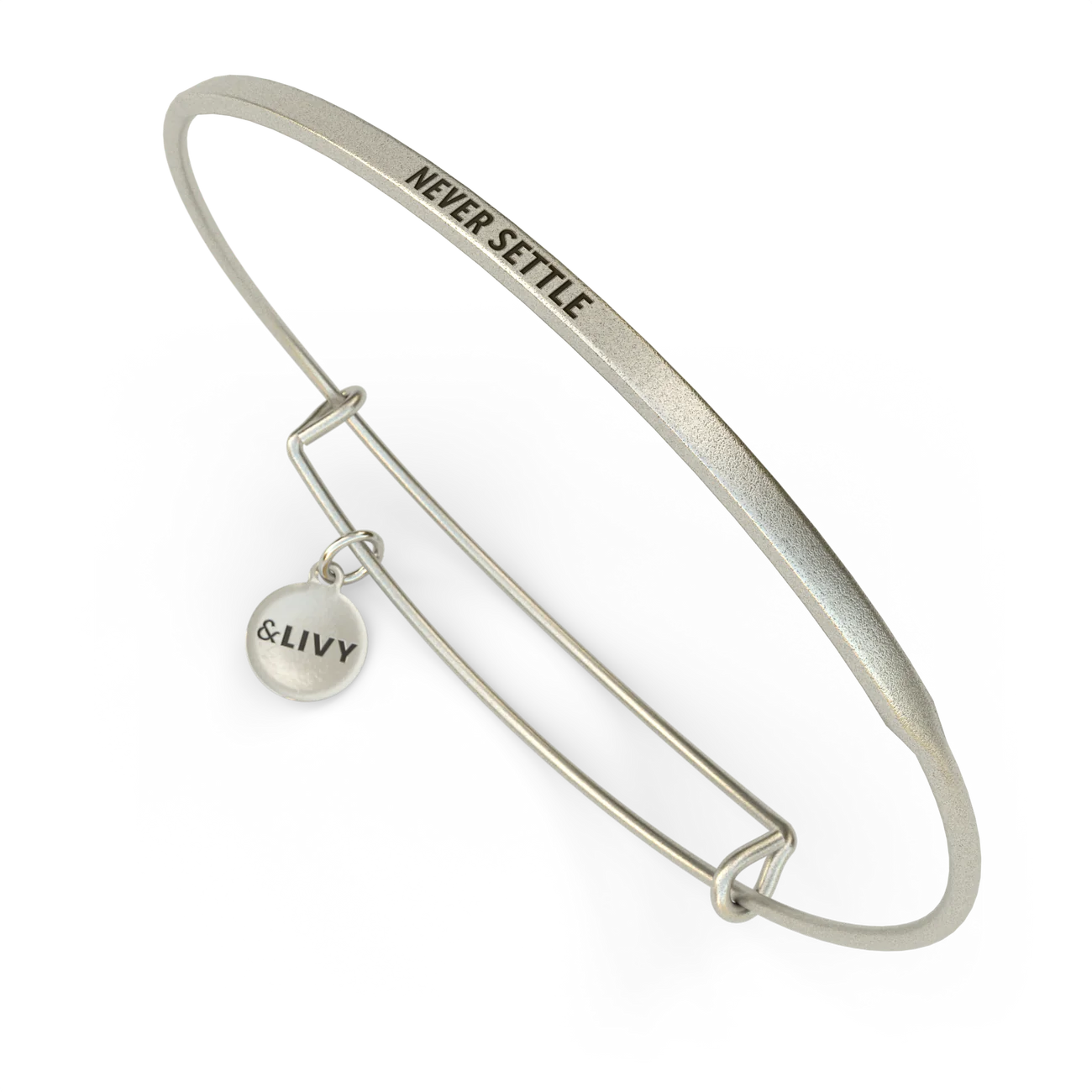 Never Settle Bangle