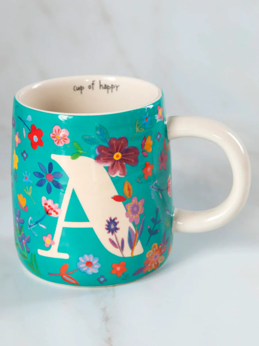 Cup Of Happy Initial Mug