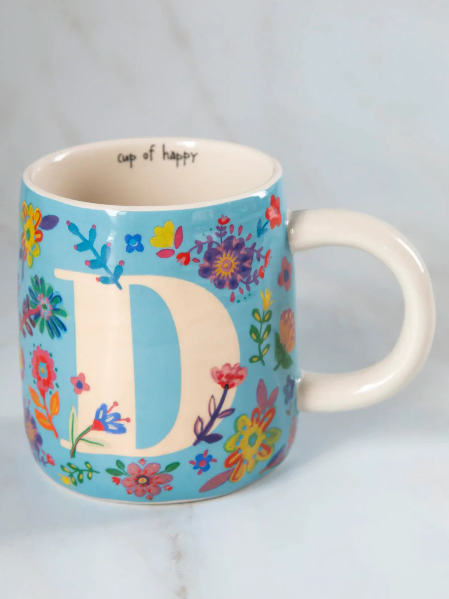 Cup Of Happy Initial Mug