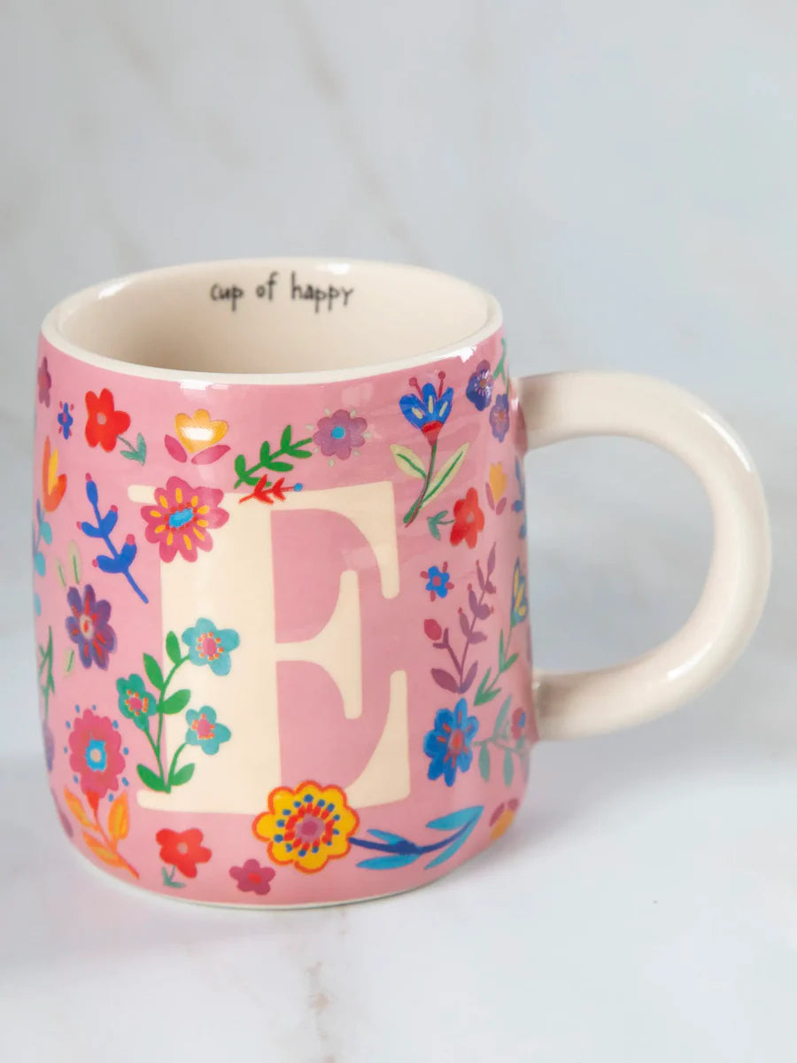 Cup Of Happy Initial Mug