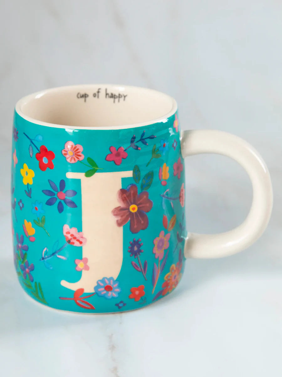 Cup Of Happy Initial Mug