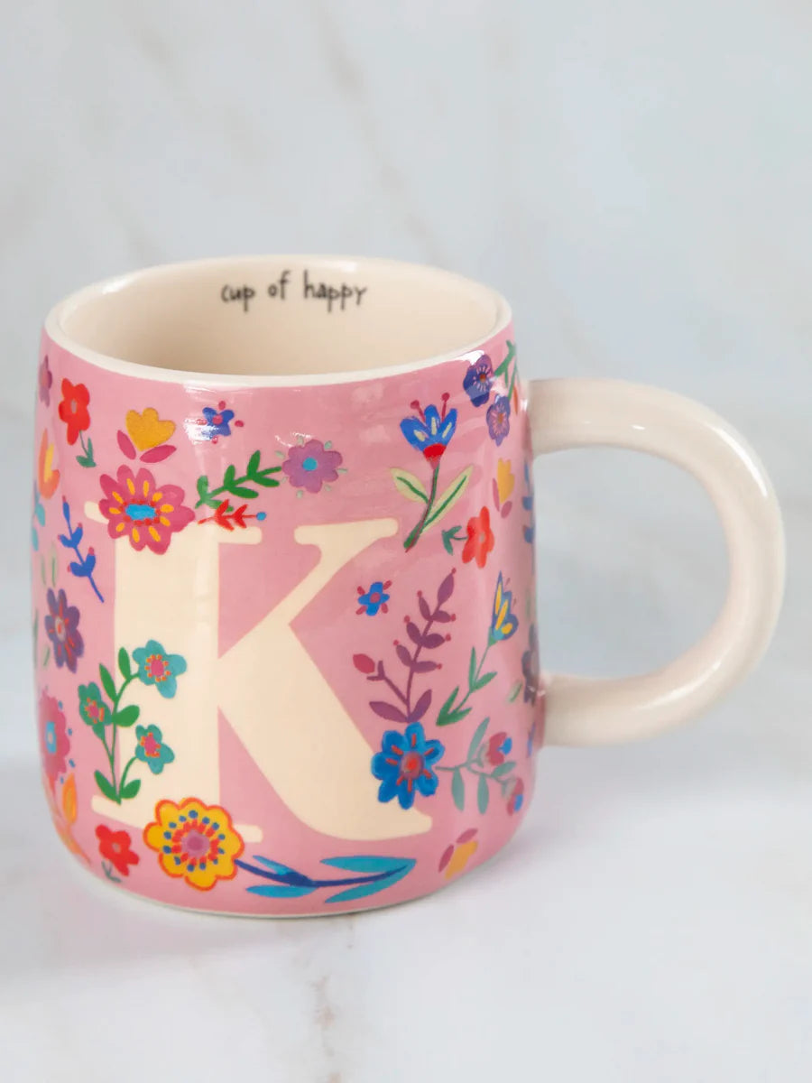 Cup Of Happy Initial Mug