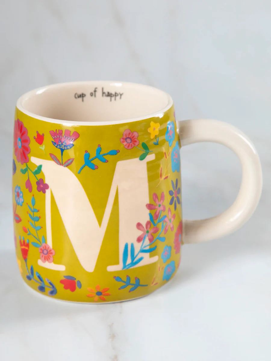 Cup Of Happy Initial Mug