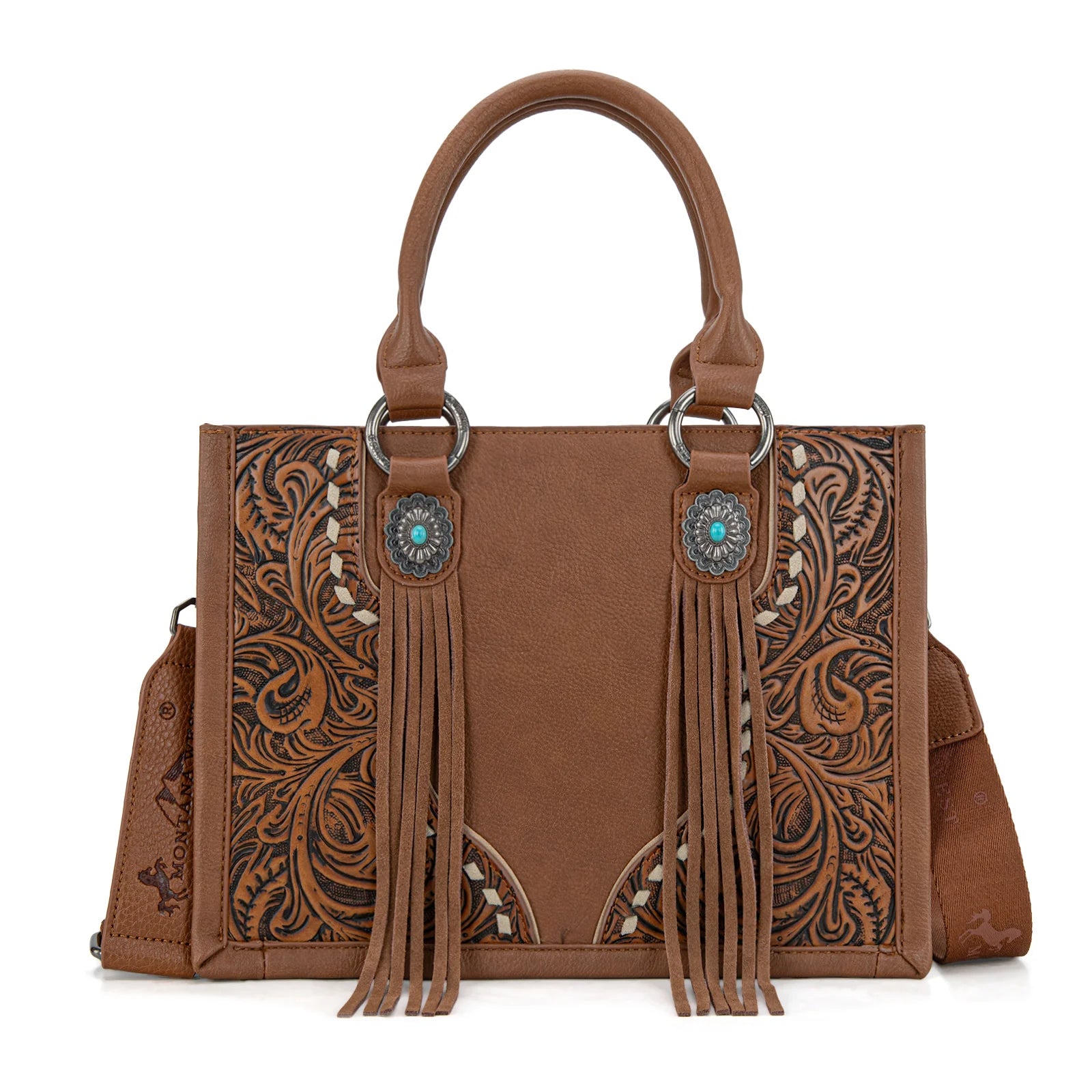 Roundup Brown Tote/Crossbody