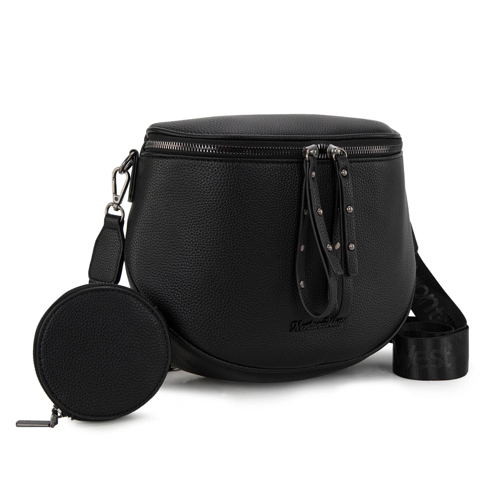Wrangler Black Bum Bag
