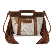 Tejas Brown Top Handle Bag