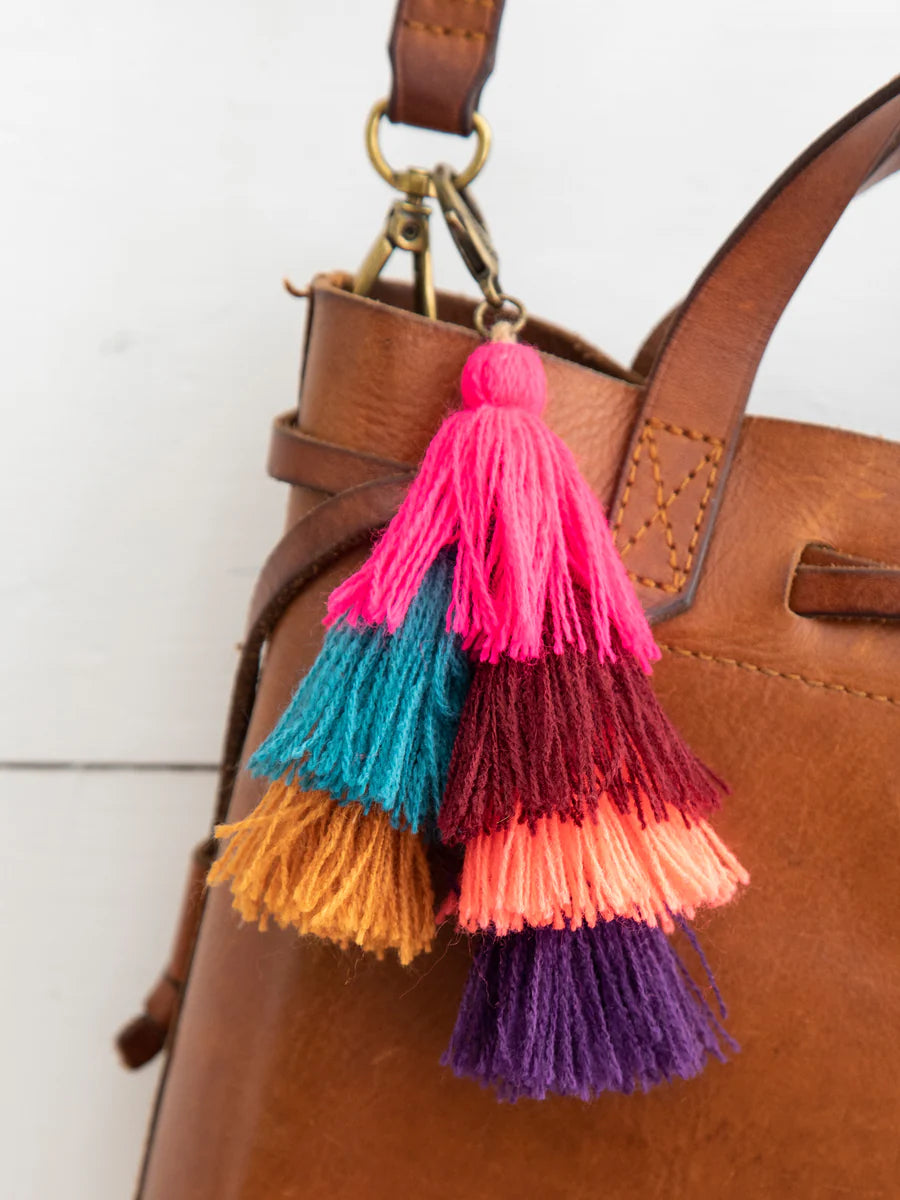 Stacked Tassel Clip