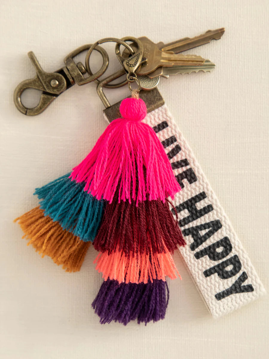 Stacked Tassel Clip