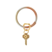 Leather Big O® Key Ring - Ombré Mixed Metal - Final Sale