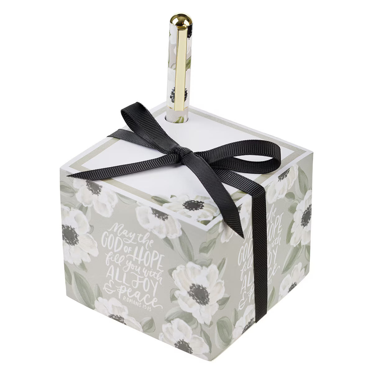 Romans 15:13 Note Block & Pen Set