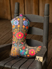 Boho Boot Pillow