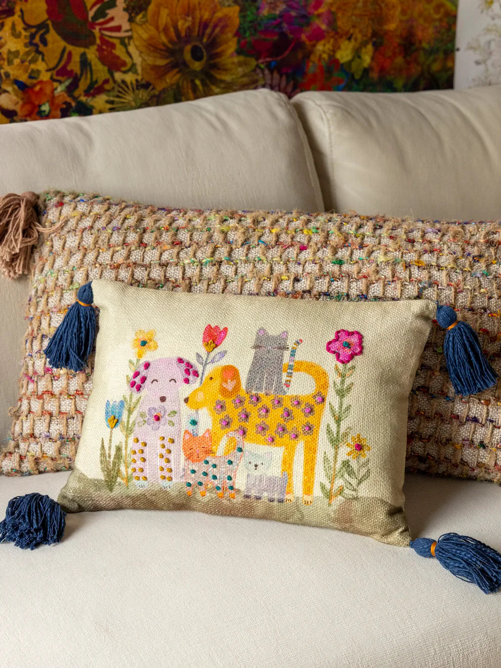 Pets Tassel Pillow
