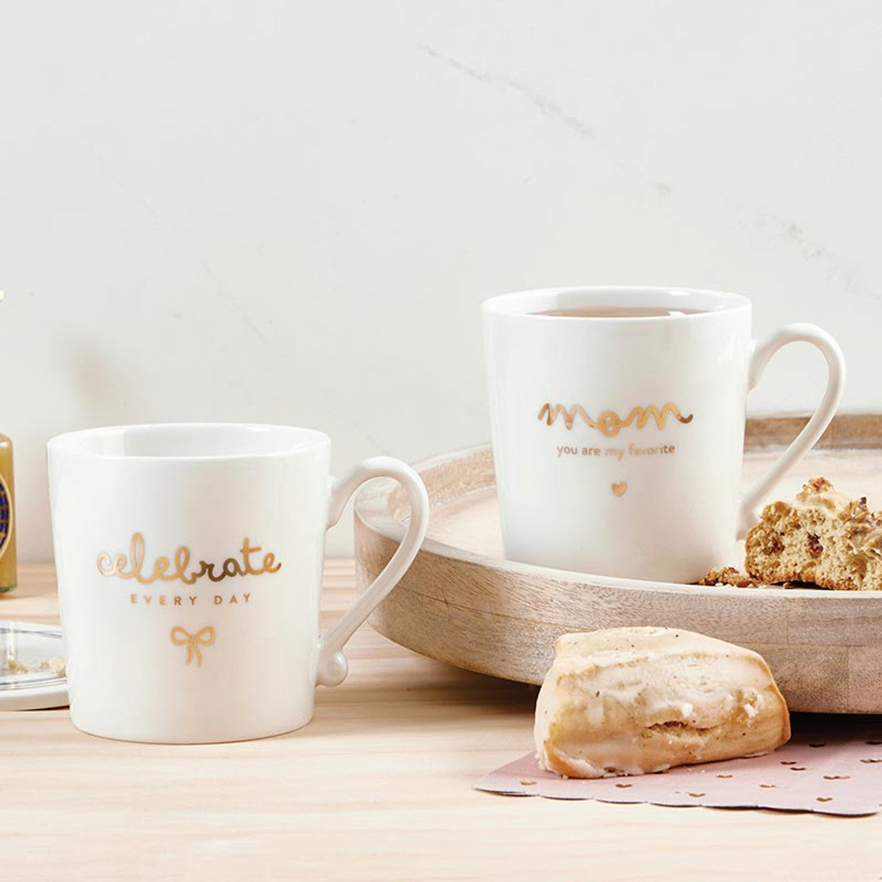 Gold Foil Ceramic Mugs