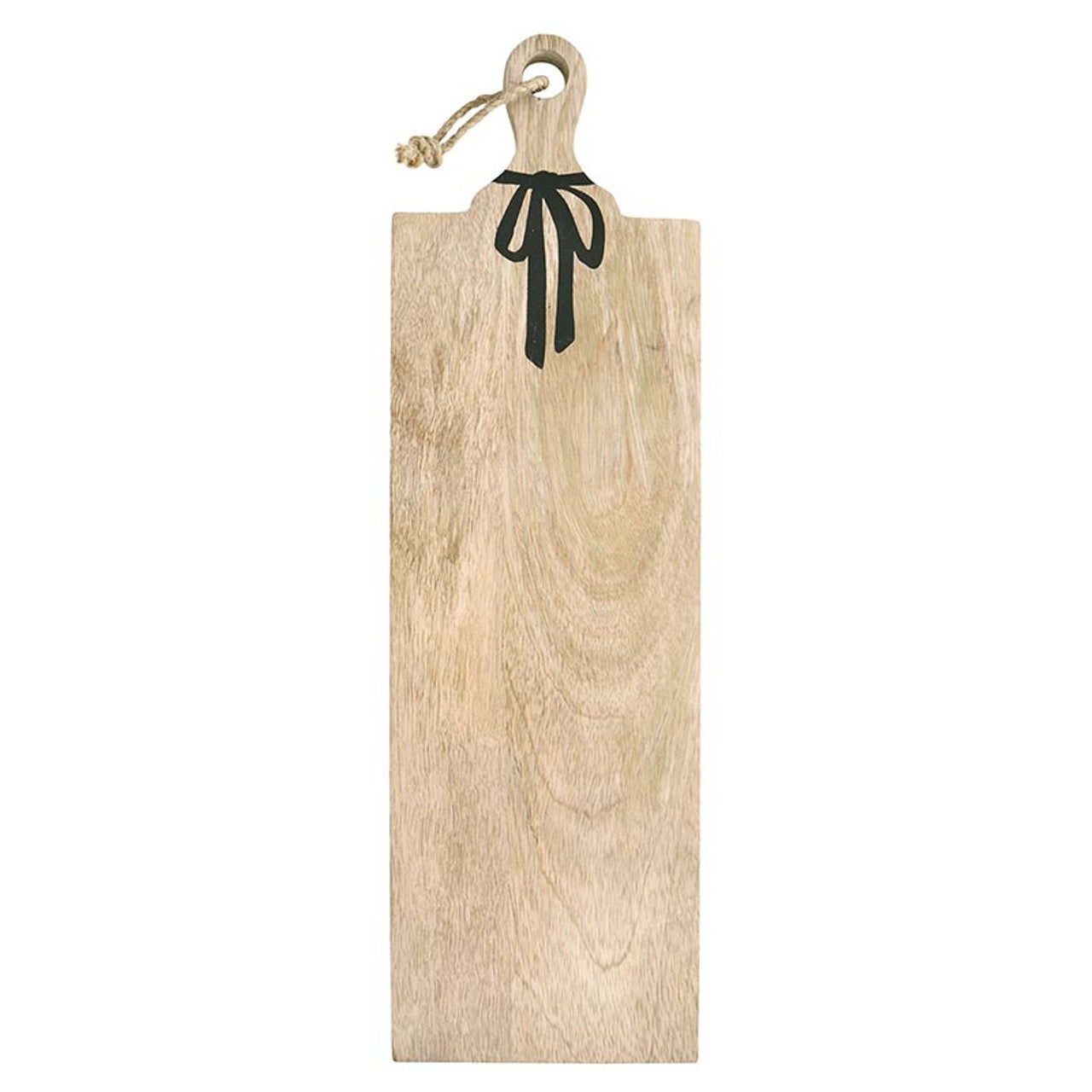 Black Bow Long Wood Board