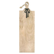Black Bow Long Wood Board