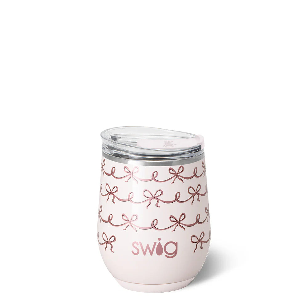 Pretty In Pink 12oz Stemless Wine