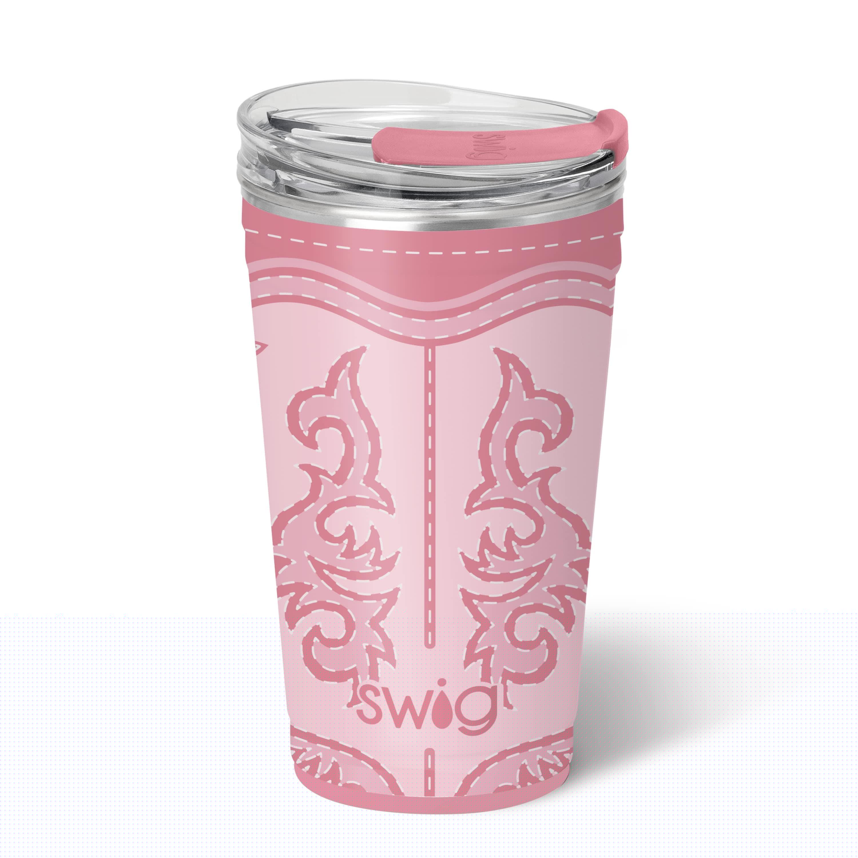 Boot Scootin' Pink Party Cup 24oz