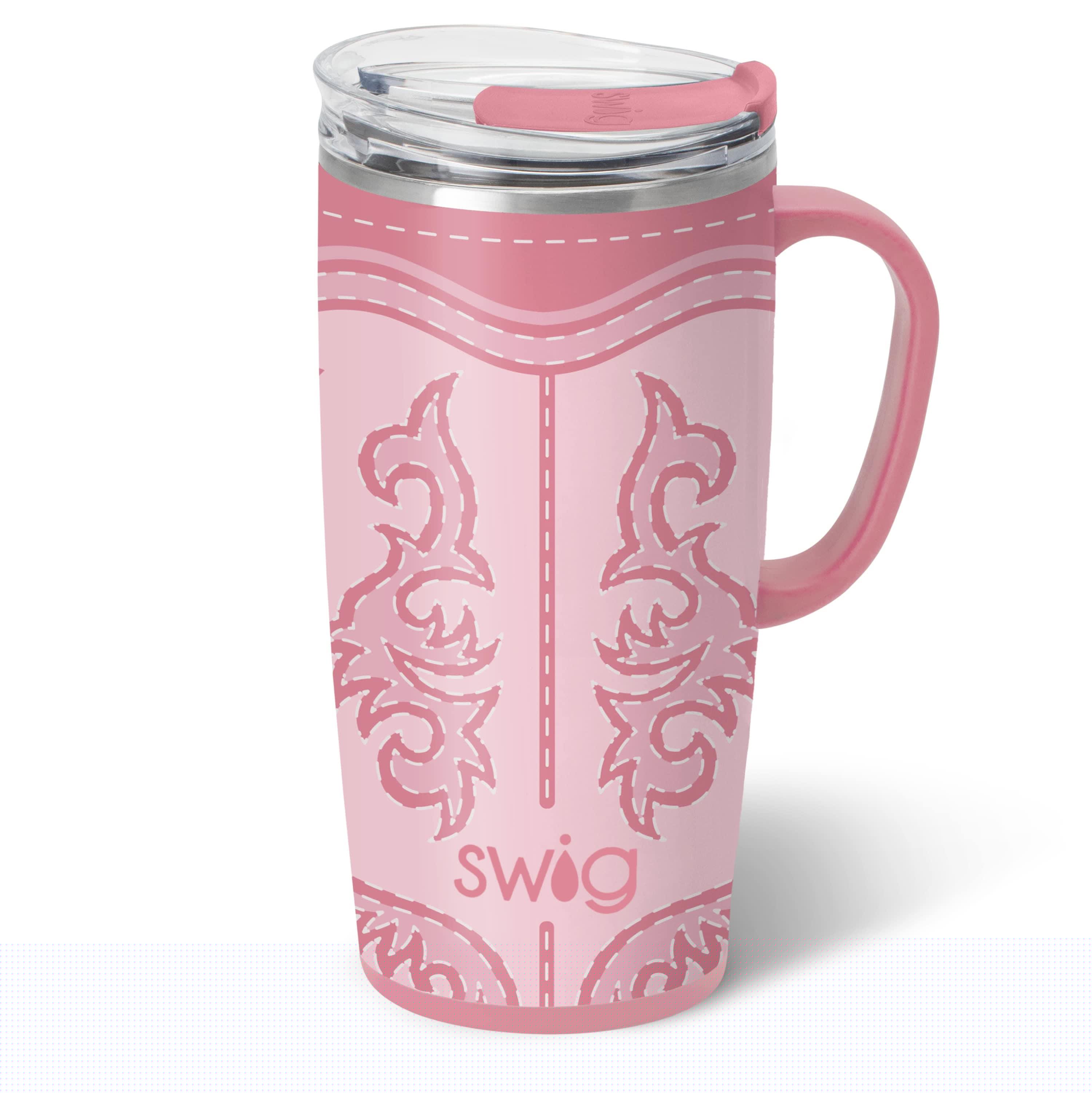 Boot Scootin' Pink Travel Mug 22oz