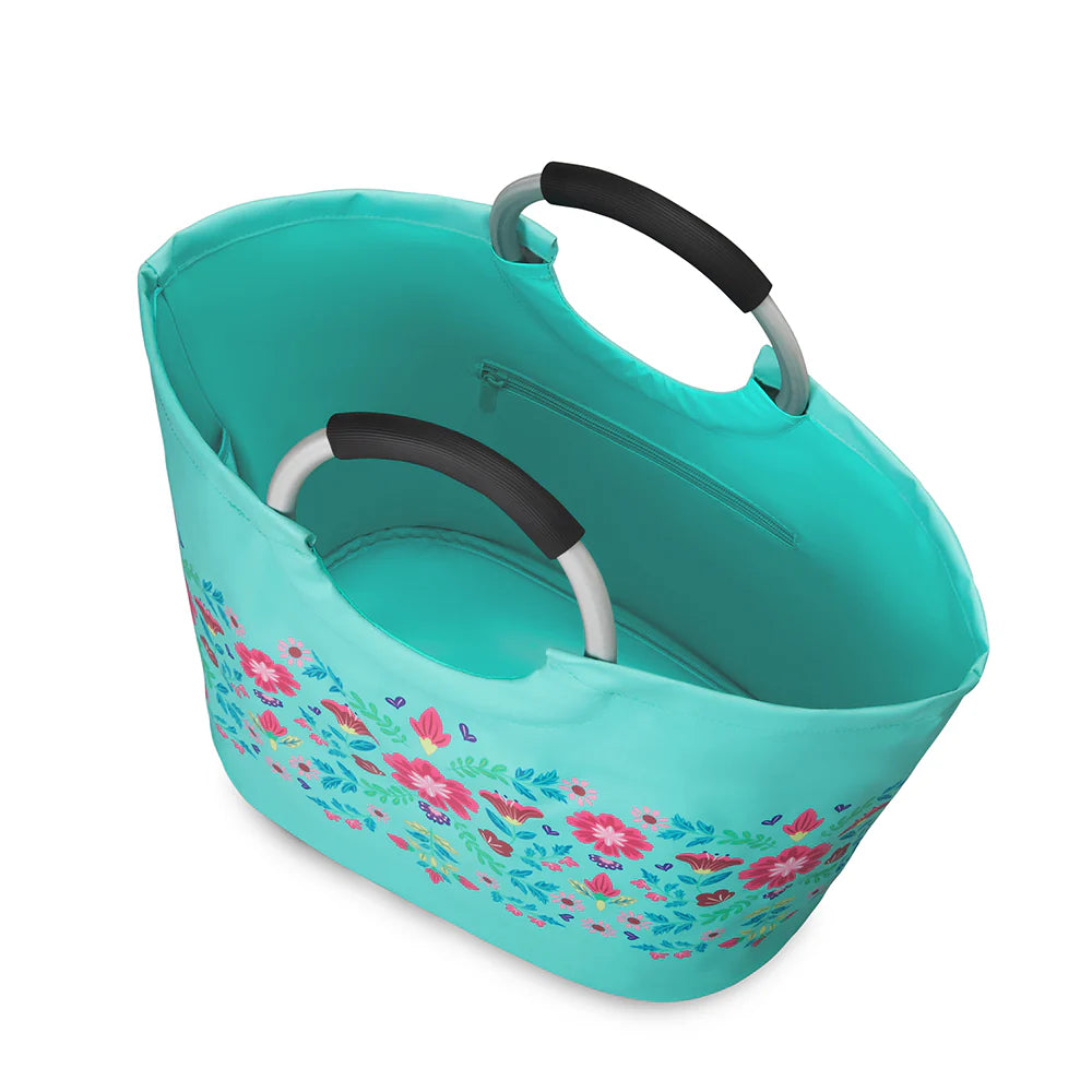 Flora Azul Loopi Tote Bag