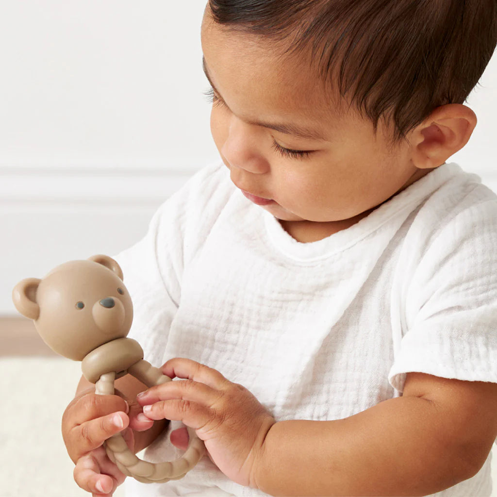 Bear Sweetie Rattle™ Silicone Teether