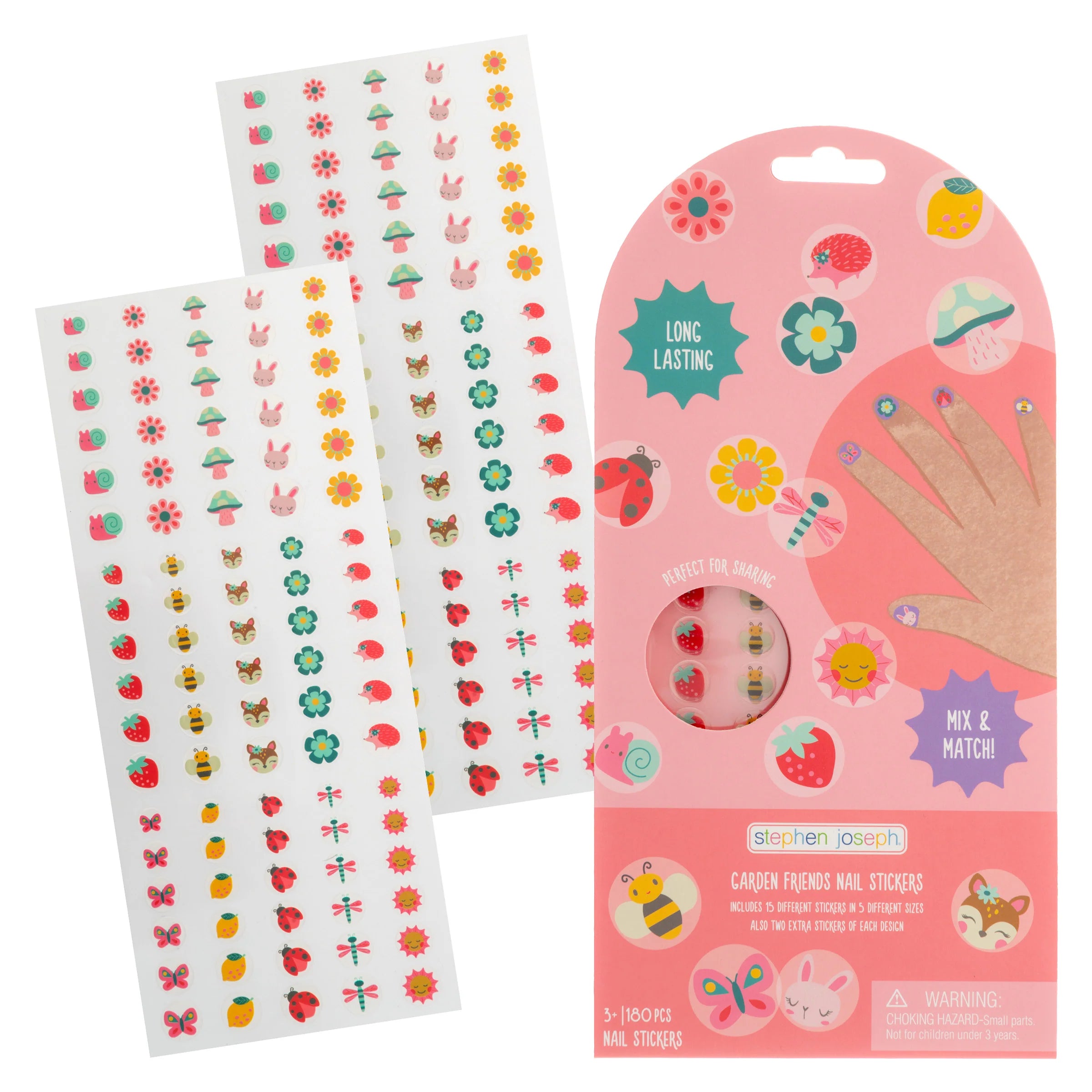 Garden Friends Nail Stickers