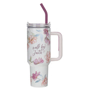 Walk By Faith 40oz Straw Tumbler