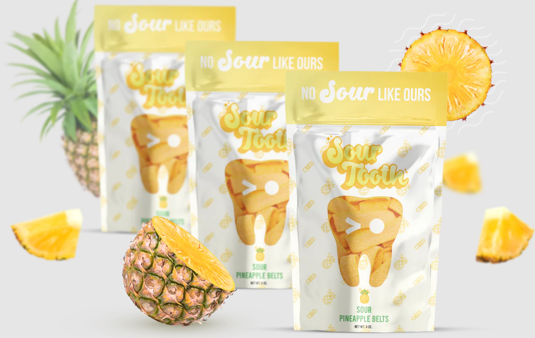 Sour Pineapple Belts