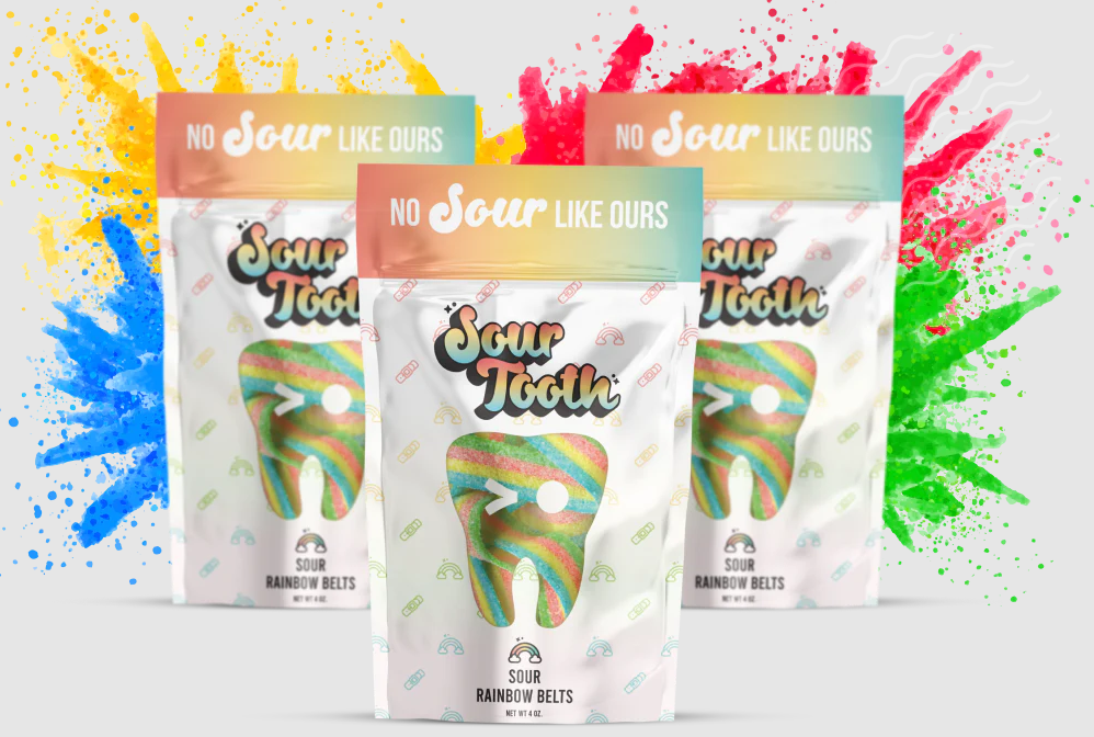 Sour Rainbow Belts
