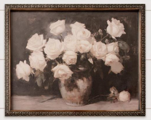 Vase Of Roses Wall Art
