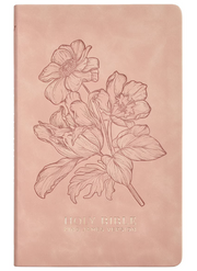 Dusty Pink Floral KJV Bible
