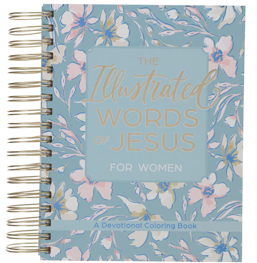 Illustrated Words of Jesus Coloring Devotional