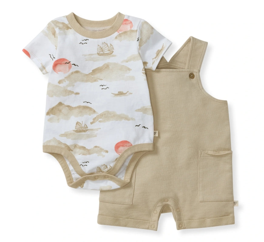 Fishing Boats Romper Set
