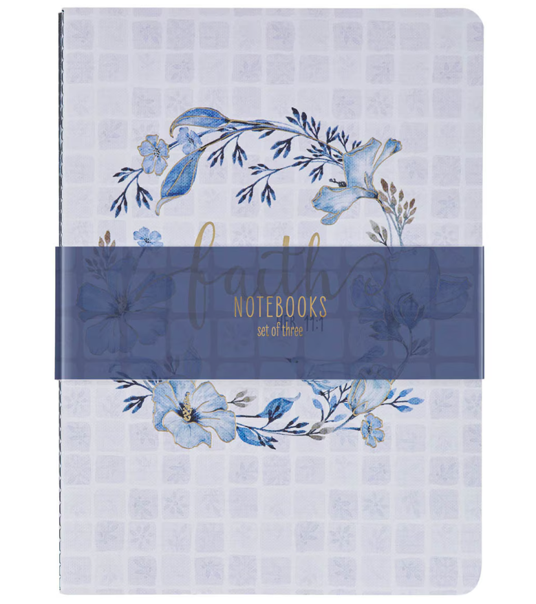 Faith Grace Love Notebook Set