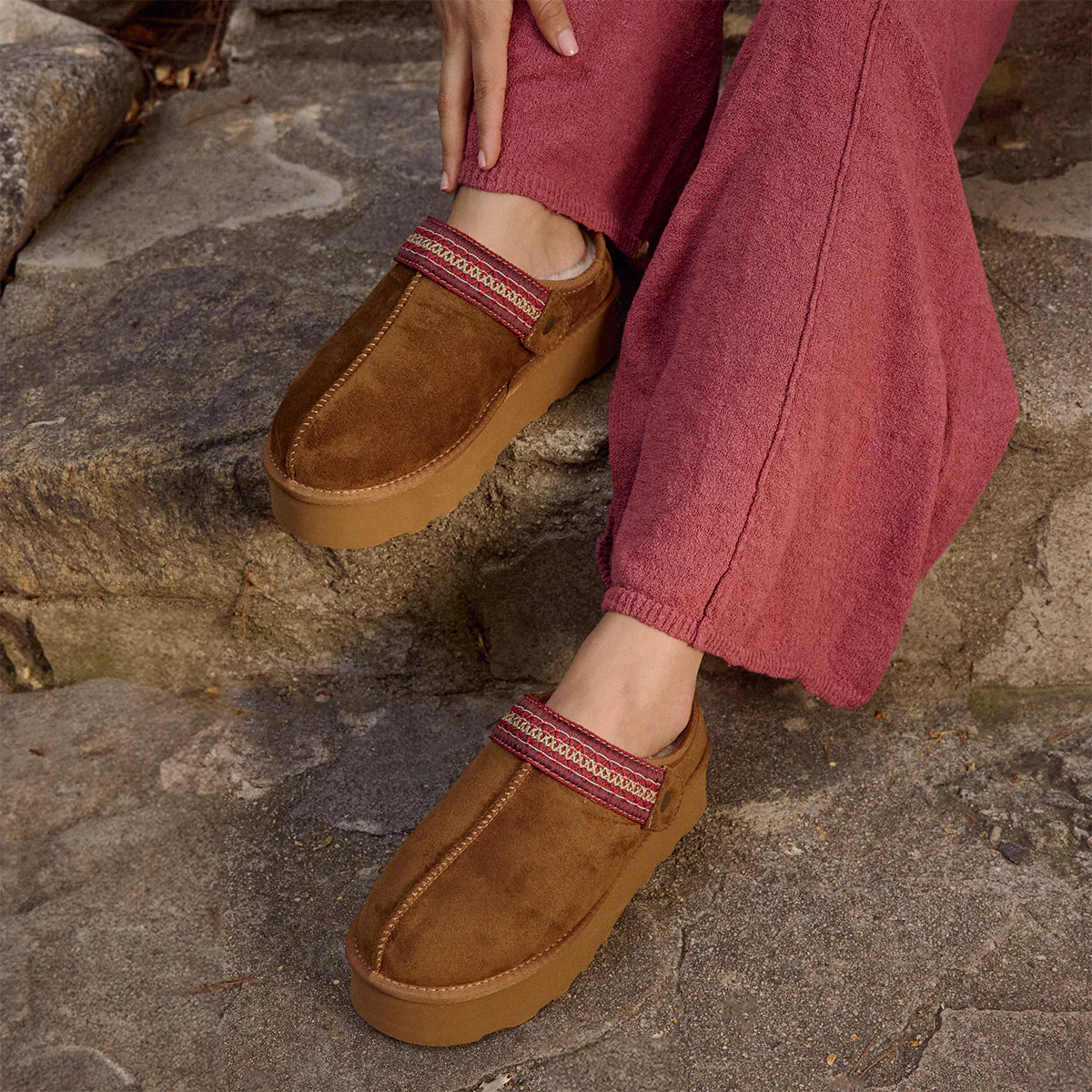 Magda Chestnut Clogs
