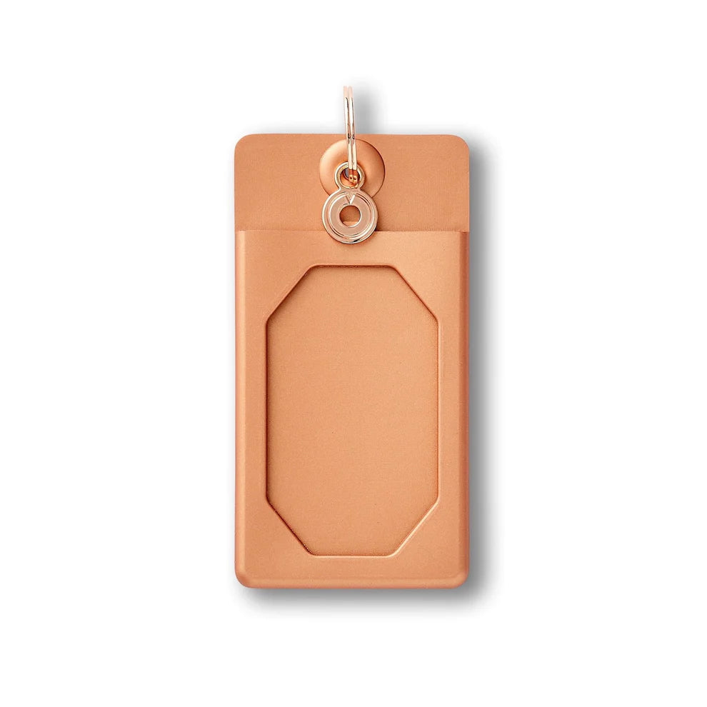 Silicone ID Case - Solid Rose Gold