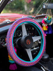 Rainbow Steering Wheel Cover