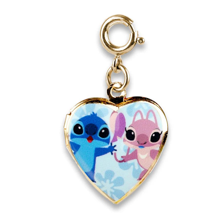 Stitch & Angel Locket Charm