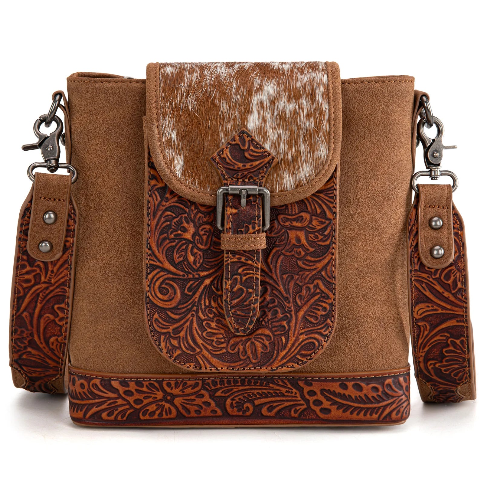 Wynona Brown Crossbody