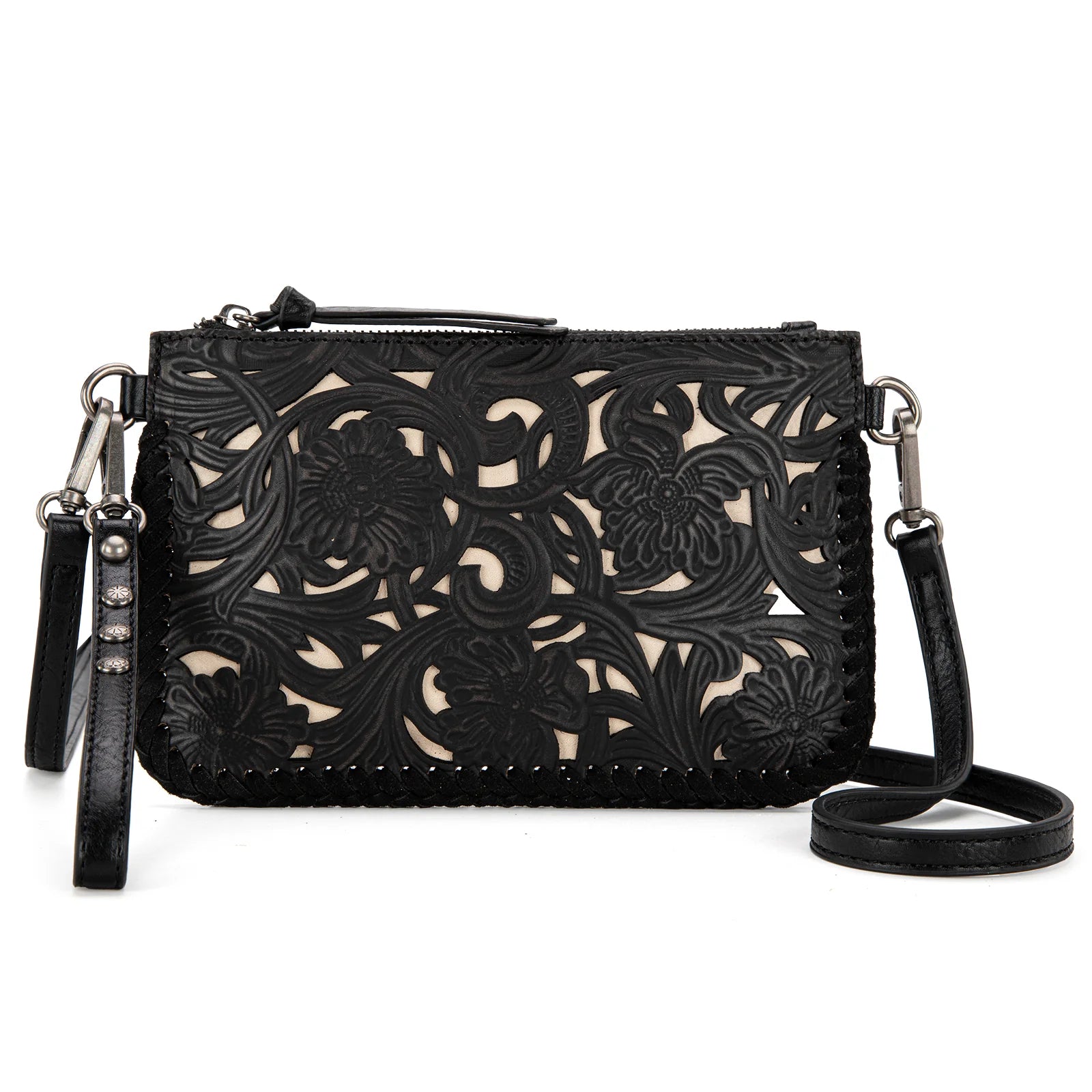 Back In The Saddle Black Clutch