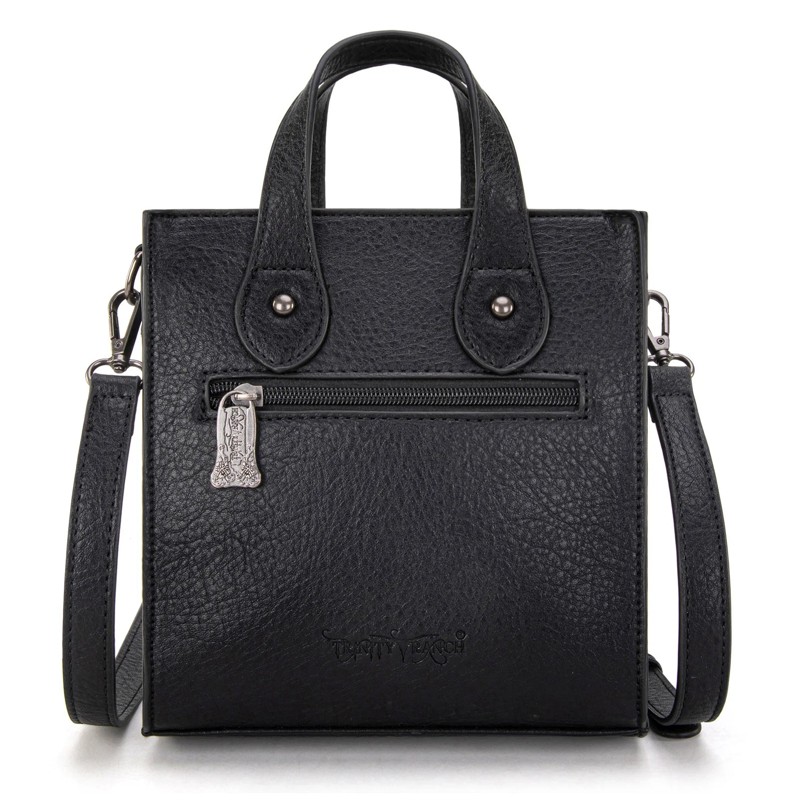 Connie Black Mini Tote/Crossbody