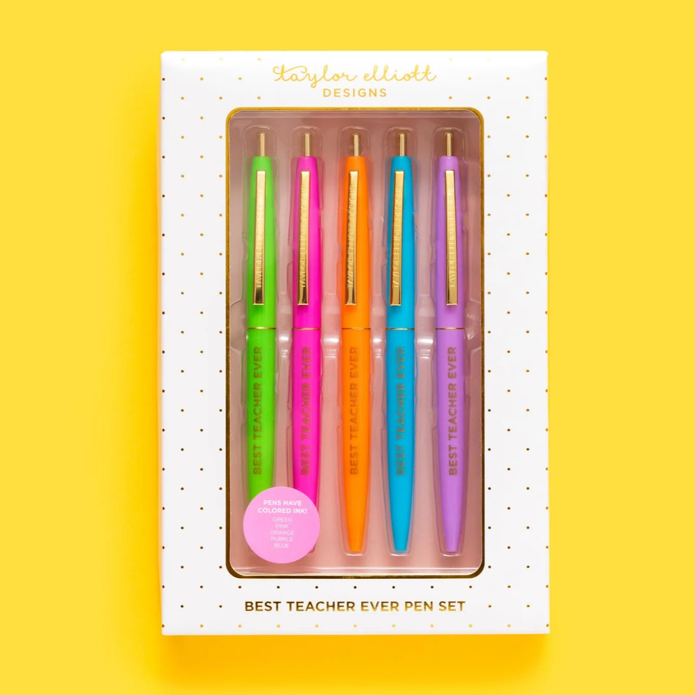 Best Teacher Ever Pen Set