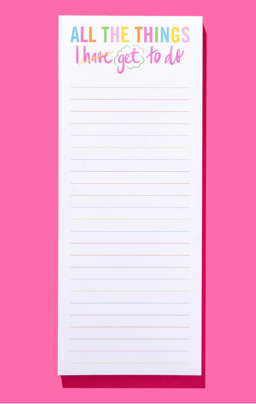 All The Things List Pad