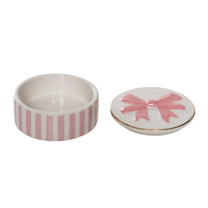 Pinky Bow Ring Dish