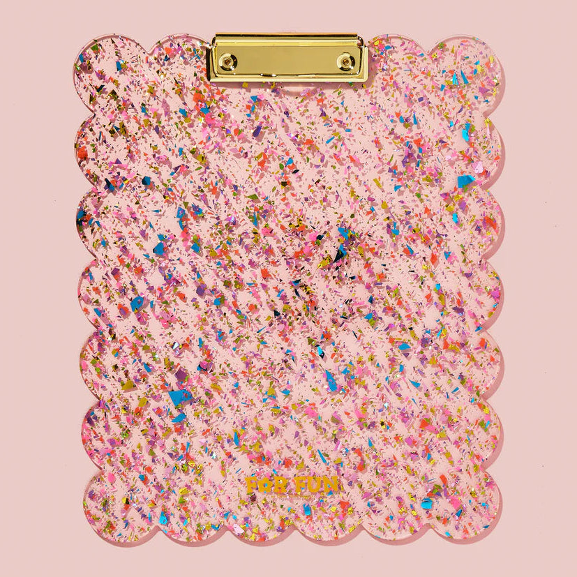 Large Confetti Clipboard